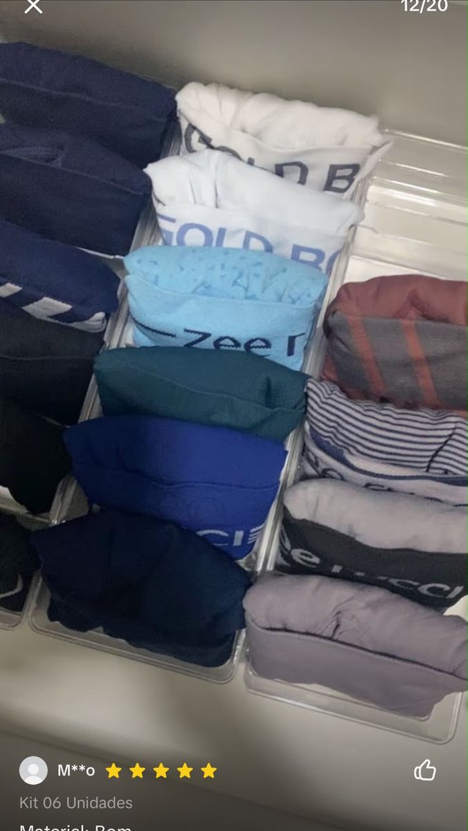Colmeia organizadora na gaveta da cliente 19