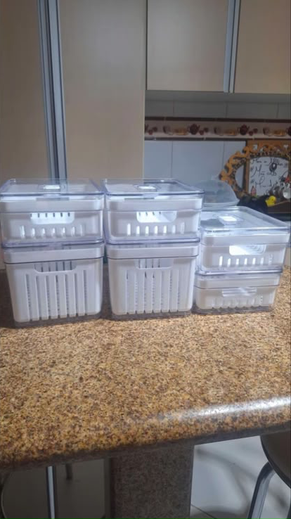 Avaliação de cliente dos organizadores de geladeira 1